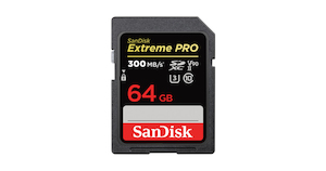 Products: SanDisk 64GB Extreme PRO UHS-II SDXC