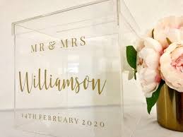 Reception: Perspex Wishing Well Cube