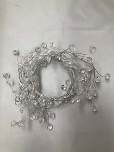 Accessories: Clear diamantes on wire strands