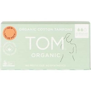 Feminine Care: TOM Organic - Organic Cotton Tampons - Regular (32 pack)
