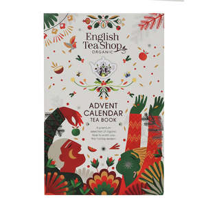 Stocking Stuffers: English Tea Shop Christmas Advent Calendar Tea Book- 25 Pyramid Tea Bags