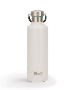 Cheeki - Classic Insulated Bottle - White (600ml)
