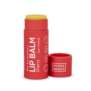 Mothers Day 1: Noosa Basics - Organic Lip Balm - Cherry (15g)