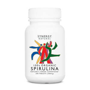 Food: Synergy - Organic Spirulina Tablets (200 Tablets)
