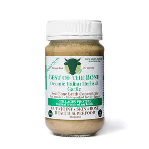 Food: Best of the Bone - Beef Bone Broth Concentrate - Italian Herbs and Garlic (390g)