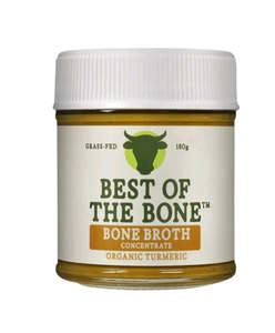 Best of the Bone - Grass-fed Beef Bone Broth Concentrate - Turmeric and Ginger (180g)