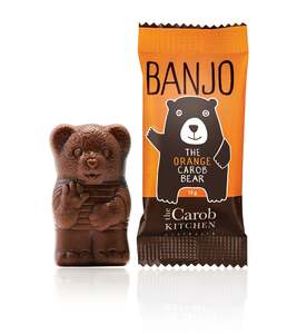 Food: The Carob Kitchen - Banjo The Carob Bear - Orange (15g)