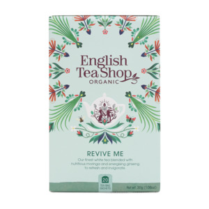 English Tea Shop - Organic Wellness Tea - Revive Me (20 Tea Bags) Best Before 11/2024