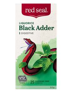 Food Drinks: Red Seal - Black Adder Liquorice Tea (25 Teabags)