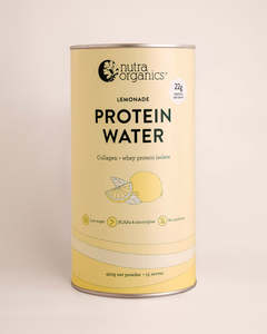Drinks Protein: Nutra Organics Protein Water - Lemonade 450g
