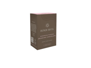 Bondi Blyss - Mushroom Powdered Drinking Chocolate - 12 sachets BEST BEFORE 04/2026