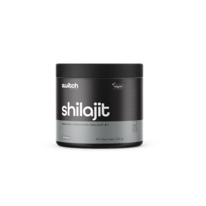 Drinks Mushroom: Switch Nutrition -Organic Shilajit 8:1 - 60 Capsules
