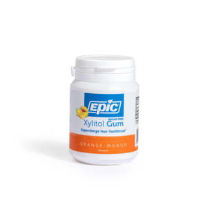 Snacks And Pantry Snacks: Epic - Xylitol Chewing Gum - Orange Mango (50)