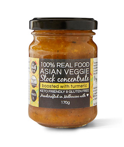 Snacks And Pantry Pantry: The Broth Sisters - Stock Concentrate - Asian Veggie boosted with Turmeric (170g - Makes 7 Litres)