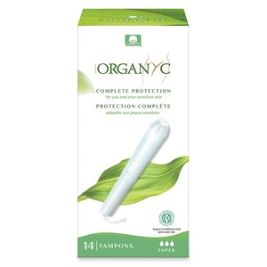 Personal And Sexual Health: Organyc - Organic Cotton Applicator Tampons - Super (14 pack)