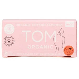 Personal And Sexual Health Tampons: TOM - Organic Cotton Tampons - Mini (16 pack)