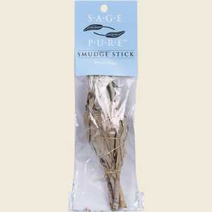 Tulsi Pure Smudge White Sage Stick - Small 8cm