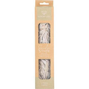Wellness Smudge Sticks And Palo Santo: Luvin' Life - White Smudge Stick - Large (25cm)