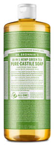 Eco Home Pets: Dr Bronners - 18 in 1 Pure Castile Liquid Soap - Green Tea 946ml