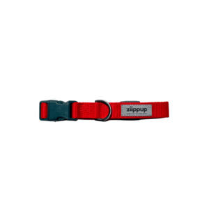 Eco Home Pets: Ziippup Red Dog Collar - Size Small
