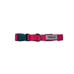 Eco Home Pets: Ziippup Pink Dog Collar - Size Medium