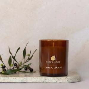 Homewares Candles: Ember Noir - Exotic Escape - Ylang Ylang, Patchouli, Jasmine, & Sandalwood Soy Candle