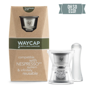 WayCup - Nespresso®* Compatible Refillable Capsules - Two Pack