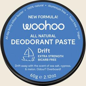 Aussie Brands: Woohoo Body - Deodorant Paste - Drift (Plastic-Free Tin 60g)