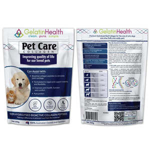 Eco Home Pets: Gelatin Health - Pet Care Collagen (250g)