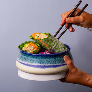 Pottery For The Planet - Small Ceramic Travel Bowl - Tea Tree Bay