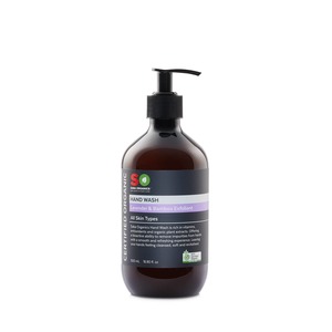 Certified Organic Body: Saba Organics - Lavender & Bamboo Exfoliant Handwash (500ml)