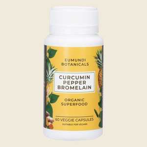 Aussie Brands: Eumundi Botanicals Curcumin Pepper Bromelain - 60 Capsules