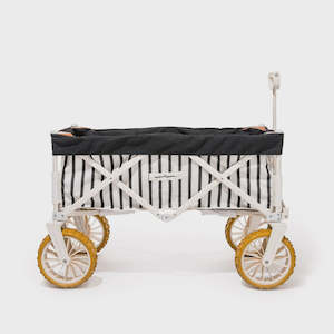 Furniture: Business and Pleasure Beach Cart - Black Stripe
