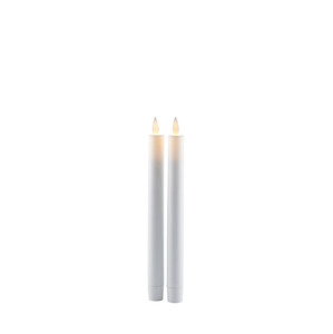 Led Candles: Sirius Sara Midi Taper s2 White