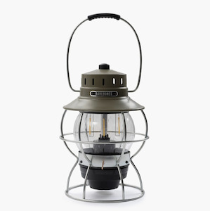 Lanterns: Barebones Railroad Lantern Olive