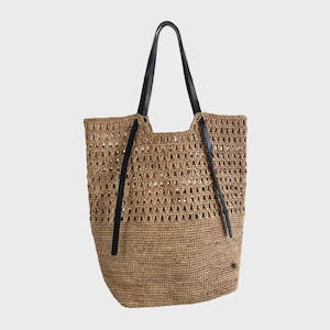 Ando Bag Tea Black Leather