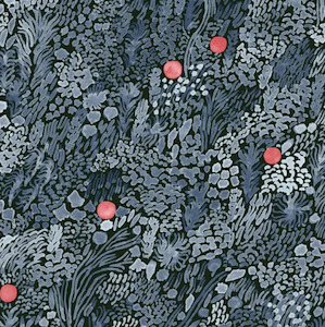 Ihr Paper Napkins: IHR Luncheon Napkin Marimekko Kurjenmarja Blue