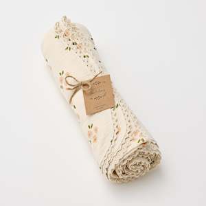 Clothing Accessories: Over the Dandelions Organic Muslin Swaddle Daisy