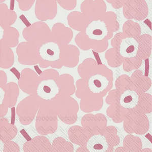 Ihr Paper Napkins: IHR Luncheon MM Mini Unikko Light Rose