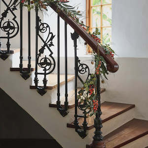 Christmas: Foraged Red Berry Swag Large