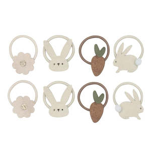 Bunny & Flower Hairties