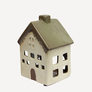 Candles: Tealight Villa Olive Green