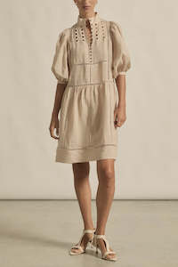 Linen: Zoe Kratzmann Behold Dress Cashew