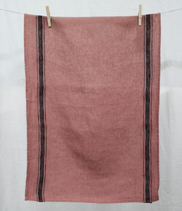 Linen: Harmony Linen Tea Towel Olbia Bois de Rose