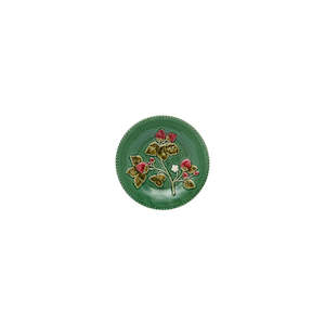 Bordallo: Bordallo Strawberries Fruit Plate 20cm Green