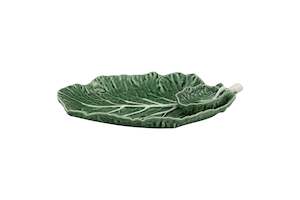 Bordallo: Bordallo Cabbage Leaf 28 w.Bowl Green