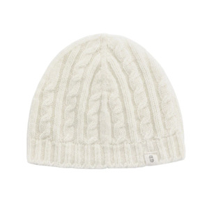 Baby: Benmore Cable Knit Hat Cream 0-3mths