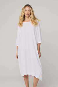 Primness: Primness Sandy Dress Blanc