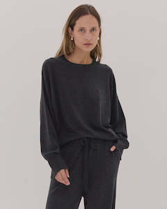 Cloth Co: Cloth & Co Travel Crew Sweater Charcoal