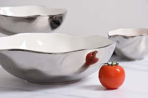 Pampa Bay Silver Wide Bowl